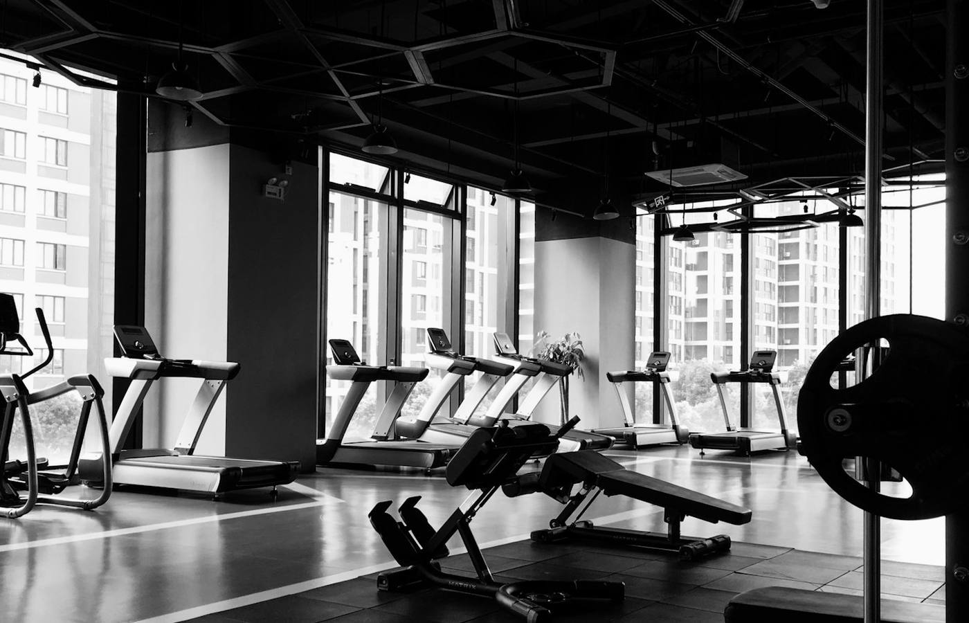 Moderní prostory fitness centra